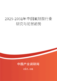 2025-2031年中國(guó)氟硅酸行業(yè)研究與前景趨勢(shì)