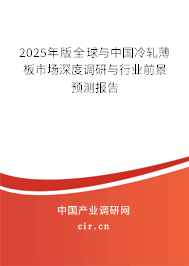 2025年版全球與中國冷軋薄板市場深度調研與行業前景預測報告