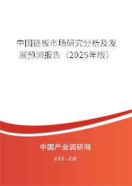 中國鏈板市場研究分析及發展預測報告（2025年版）