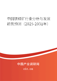 中國鐵精礦行業分析與發展趨勢預測（2025-2031年）