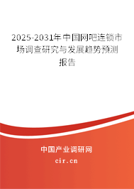 2025-2031年中國網吧連鎖市場調查研究與發展趨勢預測報告