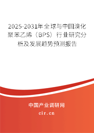 2025-2031年全球與中國溴化聚苯乙烯(BPS)行業(yè)研究分析及發(fā)展趨勢預(yù)測報告 2025-2031年全球與中國溴化聚苯乙烯(BPS)行業(yè)研究分析及發(fā)展趨勢預(yù)測報告