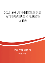 2025-2031年中國(guó)聚氨酯保溫材料市場(chǎng)現(xiàn)狀分析與發(fā)展趨勢(shì)報(bào)告
