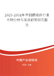 2025-2031年中國模鍛件行業市場分析與發展趨勢研究報告