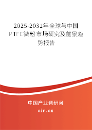 2025-2031年全球與中國PTFE微粉市場研究及前景趨勢報告