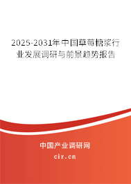 2024-2030年中國(guó)草莓糖漿行業(yè)發(fā)展調(diào)研與前景趨勢(shì)報(bào)告