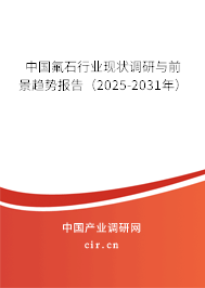 中國氟石行業現狀調研與前景趨勢報告（2025-2031年）