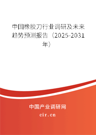 中國橡膠刀行業調研及未來趨勢預測報告（2025-2031年）