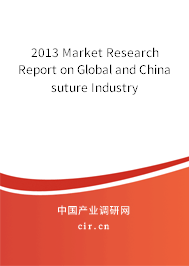 2013 Market Research Report on Global and China suture Industry