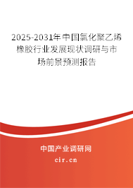 2025-2031年中國氯化聚乙烯橡膠行業發展現狀調研與市場前景預測報告