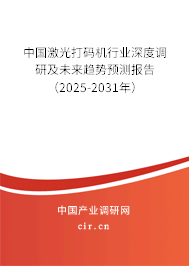 中國激光打碼機行業深度調研及未來趨勢預測報告（2025-2031年）