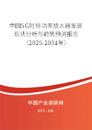 中國(guó)5G射頻功率放大器發(fā)展現(xiàn)狀分析與趨勢(shì)預(yù)測(cè)報(bào)告（2025-2031年）