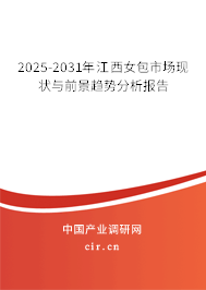 2025-2031年江西女包市場現狀與前景趨勢分析報告 2025-2031年江西女包市場現狀與前景趨勢分析報告