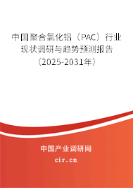 中國聚合氯化鋁（PAC）行業現狀調研與趨勢預測報告（2025-2031年）