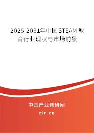 2025-2031年中國STEAM教育行業(yè)現(xiàn)狀與市場(chǎng)前景