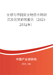 全球與中國安全地墊市場研究及前景趨勢報(bào)告（2025-2031年）