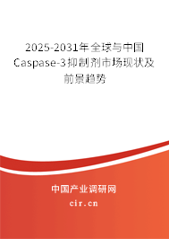 2025-2031年全球與中國(guó)Caspase-3抑制劑市場(chǎng)現(xiàn)狀及前景趨勢(shì)