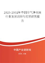 2025-2031年中國空氣凈化器行業發展調研與前景趨勢報告