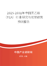 2025-2031年中國三乙胺（TEA）行業研究與前景趨勢預測報告