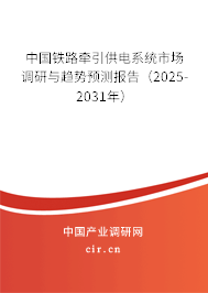 中國鐵路牽引供電系統(tǒng)市場調(diào)研與趨勢預(yù)測報告（2025-2031年）