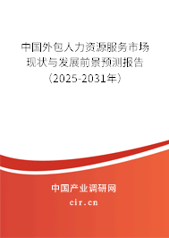 中國外包人力資源服務市場現狀與發展前景預測報告（2025-2031年）