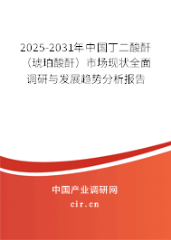 2025-2031年中國丁二酸酐（琥珀酸酐）市場現(xiàn)狀全面調(diào)研與發(fā)展趨勢分析報(bào)告