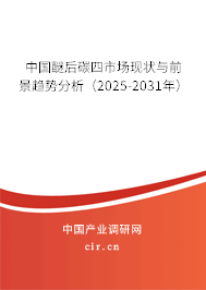 中國醚后碳四市場現狀與前景趨勢分析（2025-2031年）