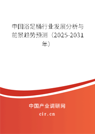 中國浴足桶行業發展分析與前景趨勢預測（2025-2031年）