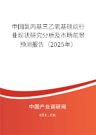 中國氯丙基三乙氧基硅烷行業現狀研究分析及市場前景預測報告（2025年）