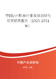 中國γ計數(shù)器行業(yè)發(fā)展調研與前景趨勢報告（2025-2031年）