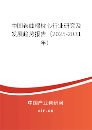 中國卷曲棉枕心行業研究及發展趨勢報告（2025-2031年）