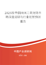 2025版中國納米二氧化硅市場深度調研與行業前景預測報告