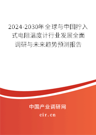 2024-2030年全球與中國(guó)擰入式電阻溫度計(jì)行業(yè)發(fā)展全面調(diào)研與未來(lái)趨勢(shì)預(yù)測(cè)報(bào)告 2024-2030年全球與中國(guó)擰入式電阻溫度計(jì)行業(yè)發(fā)展全面調(diào)研與未來(lái)趨勢(shì)預(yù)測(cè)報(bào)告