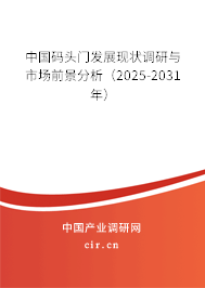 中國碼頭門發展現狀調研與市場前景分析（2025-2031年）