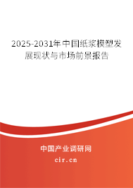 2025-2031年中國(guó)紙漿模塑發(fā)展現(xiàn)狀與市場(chǎng)前景報(bào)告