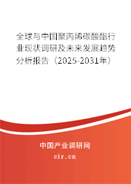 全球與中國聚丙烯碳酸酯行業現狀調研及未來發展趨勢分析報告（2024-2030年）