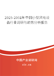 2025-2031年中國小型風電設備行業調研與趨勢分析報告
