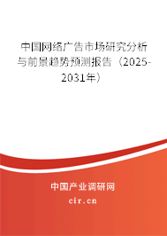 中國網絡廣告市場研究分析與前景趨勢預測報告（2024-2030年）