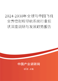 2024-2030年全球與中國飛機全方位射程導航系統行業現狀深度調研與發展趨勢報告
