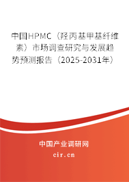 中國HPMC（羥丙基甲基纖維素）市場調查研究與發展趨勢預測報告（2025-2031年）