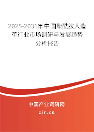 2025-2031年中國聚酰胺人造革行業市場調研與發展趨勢分析報告