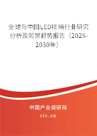 全球與中國LED掛繩行業研究分析及前景趨勢報告（2025-2030年）