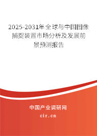2025-2031年全球與中國圖像捕捉裝置市場分析及發展前景預測報告
