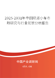2025-2031年中國軌道小車市場研究與行業前景分析報告