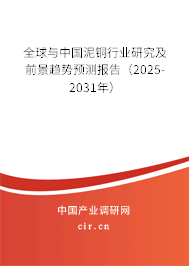 全球與中國泥銅行業研究及前景趨勢預測報告（2025-2031年）