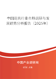 中國(guó)廚具行業(yè)市場(chǎng)調(diào)研與發(fā)展趨勢(shì)分析報(bào)告（2025年）