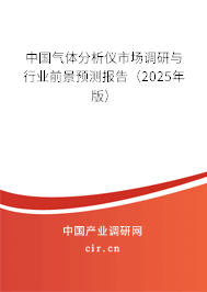 中國氣體分析儀市場調研與行業前景預測報告（2025年版）