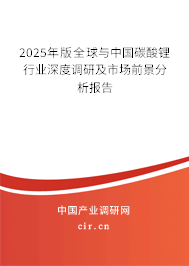 2025年版全球與中國碳酸鋰行業深度調研及市場前景分析報告