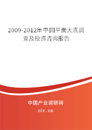2009-2012年中國平面大底調查及投資咨詢報告