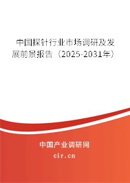 中國探針行業市場調研及發展前景報告（2025-2031年）